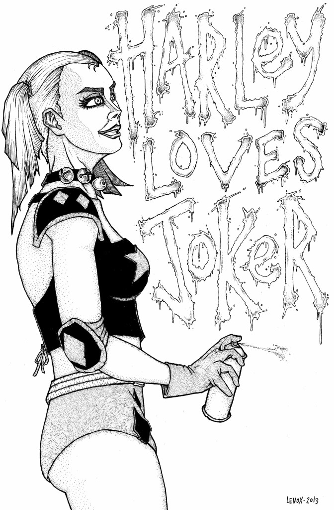 Harley Loves Joker by Jason Lenox small edit