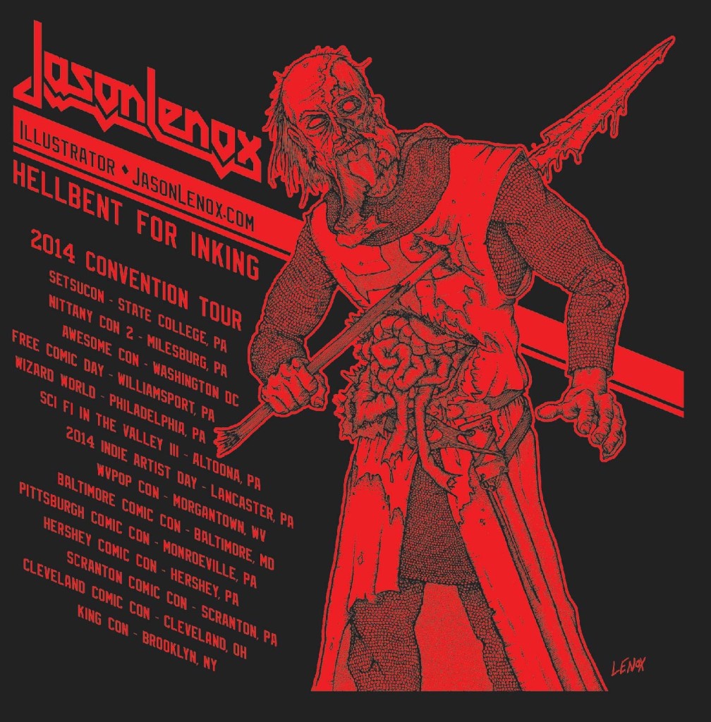 Jason Lenox Judas Priest Theme Tee Back