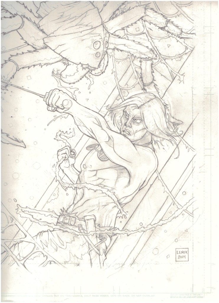 Jason Lenox- Tower of the Elephant Pre Ink Last Pencil Edits