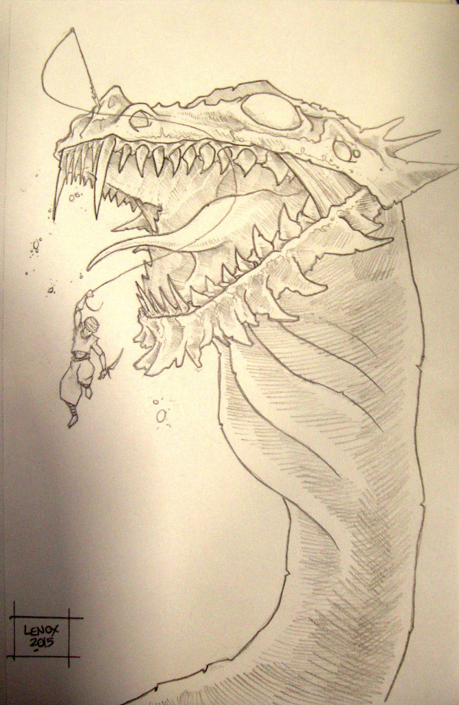 Jason Lenox Sinbad and a Monster Commission
