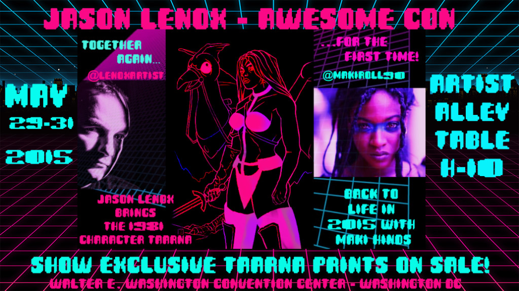 Jason Lenox Poster for Awesome Con 2015